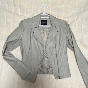 Dynamite moto faux leather jacket.